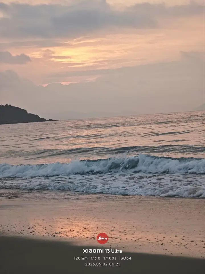 海边的晨昏