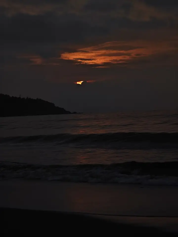 海边的晨昏